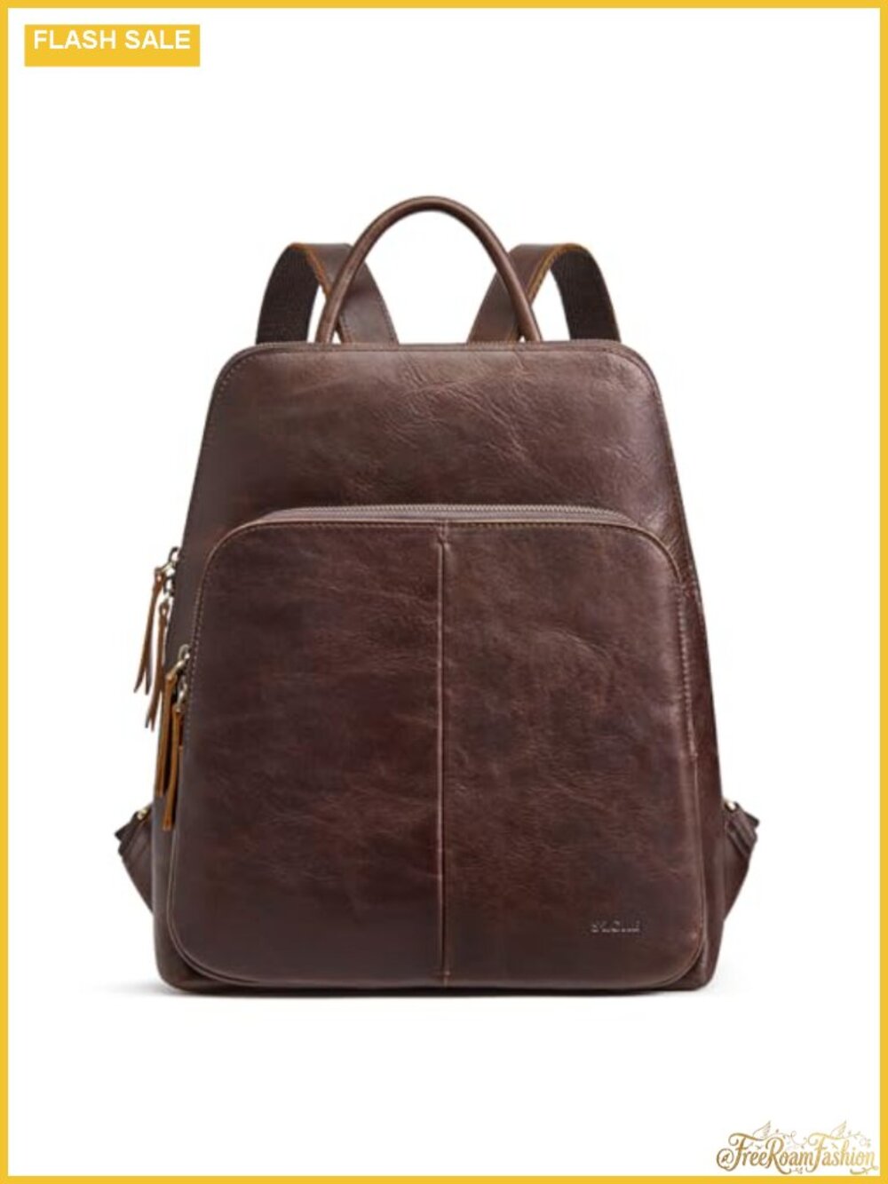 Small Leather Backpack Purse for Women RFID Blocking Laptop Travel